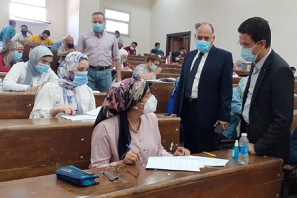 El Gizawy inspects the Second Semester Exams at Faculties of Physical Education and Arts