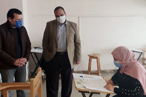 Prof. Tamer Samir inspects the First Semester Exams at Faculties of Computer &amp; Artificial Intelligence and Applied Arts.