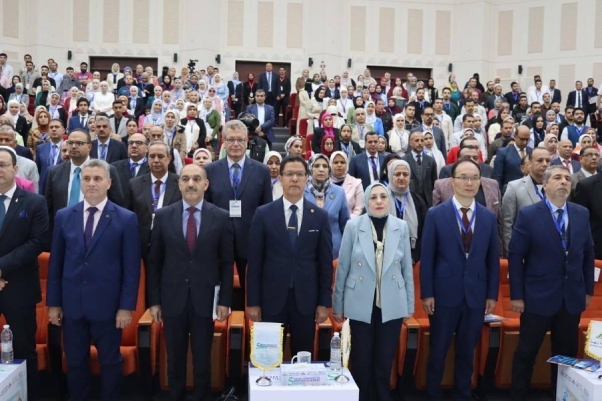 Opening of the Fifth Postgraduate Students Conference in Applied Sciences at Benha University