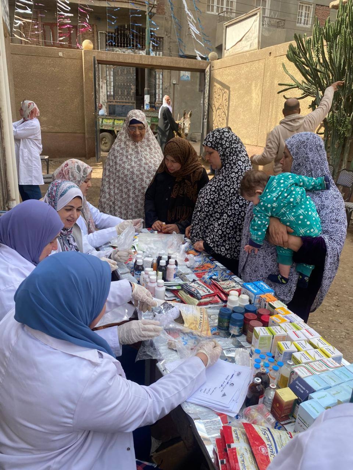 Faculty of Veterinary Medicine Organizes a Free Veterinary Convoy in Menyet El-Seba&rsquo; Village, Benha District